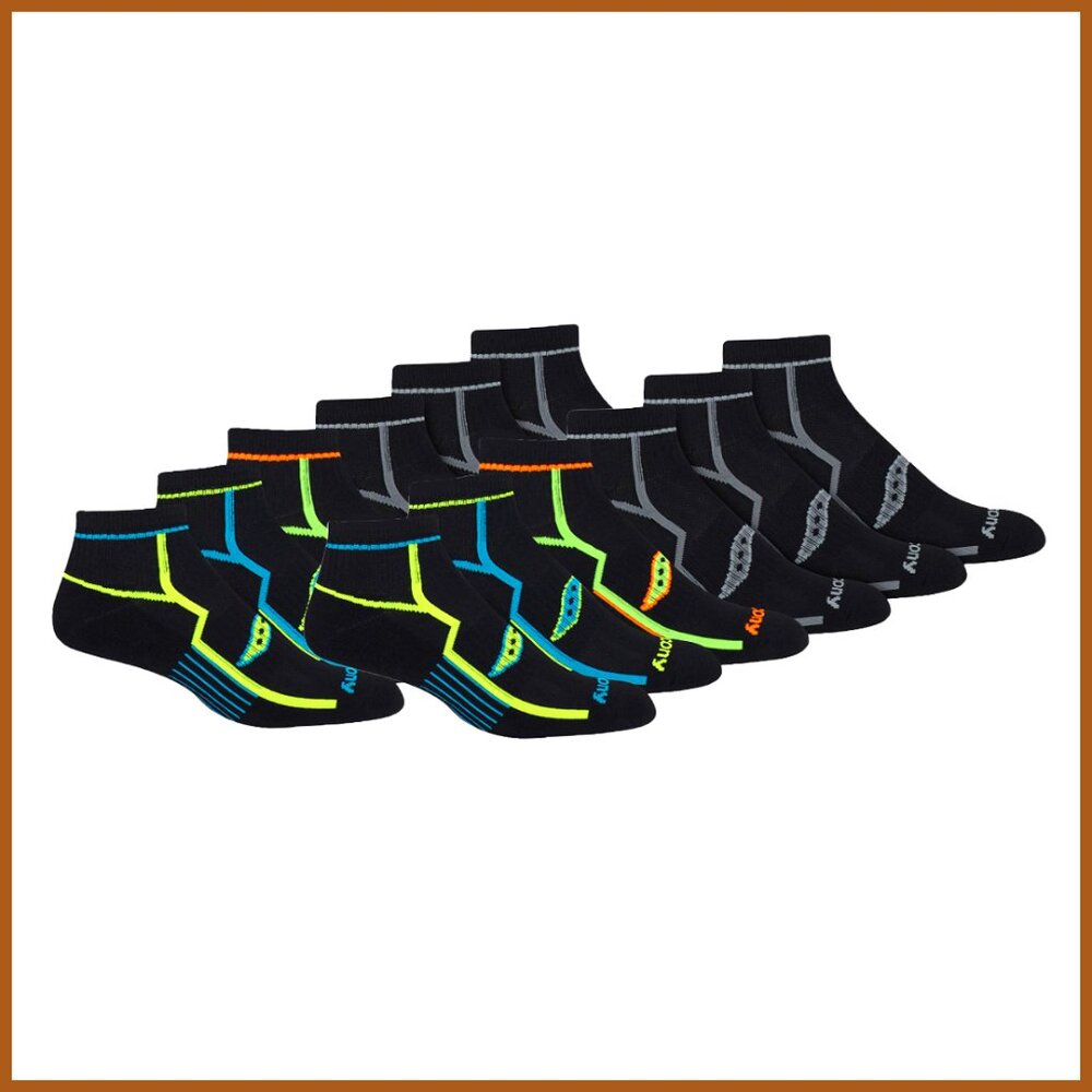 Performance Quarter Socks With Arch Support And M… - image 1